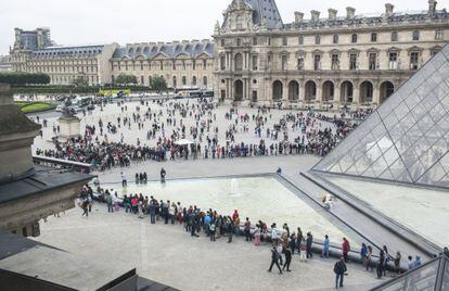 El museo de Louvre. Imagen de julio 2014. 