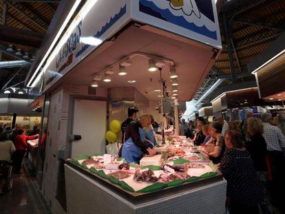 El histórico mercado modernista de Sant Antoni de Barcelona.