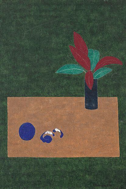 ‘Naranja azul’, 1990, una de las obras de Lore Koch.
