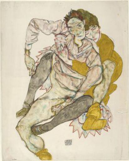 'Pareja sentada', 1915