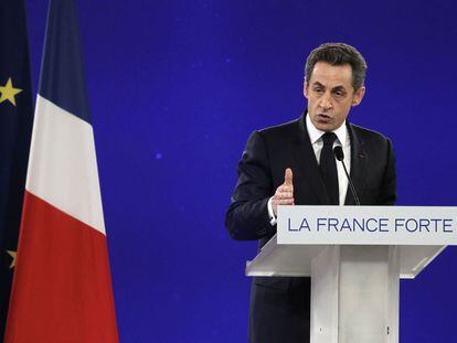 El expresidente francés Nicolas Sarkozy en 2012, en París.