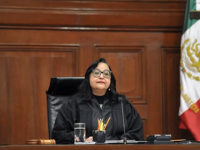 La ministra presidenta de la Suprema Corte, Norma Piña, el pasado 2 de enero.