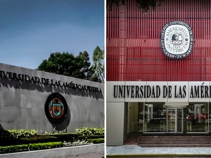 Instalaciones de la Universidad de las Américas Puebla y  la Universidad de las Américas AC en Ciudad de México.