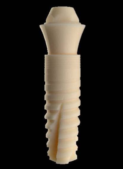 Implante dental cerámico de Nanoker.