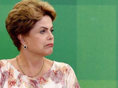 Dilma Rousseff en una ceremonia el 22 de octubre.