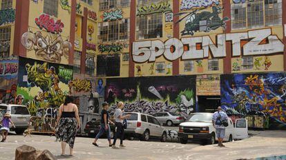 5Pointz antes de ser derribado.
