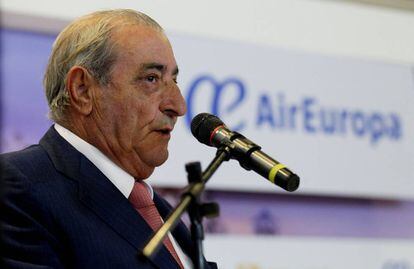 El presidente de Air Europa, Juan Jos&eacute; Hidalgo