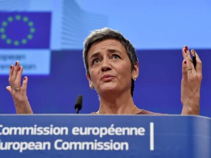 La comisaria europea de Competencia, Margrethe Vestager.  Reuters/Eric Vidal