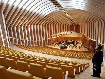 Auditorio del Palau de les Arts de Valencia que inauguró Lorin Maazel la noche del sábado.