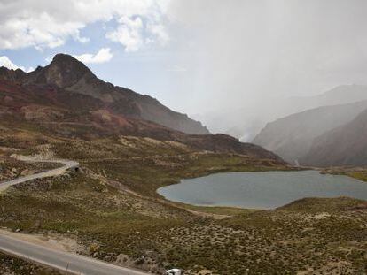 Carretera en los Andes.