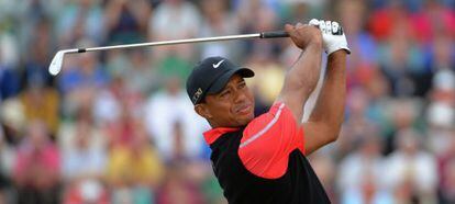 Tiger, durante la ronda final en Muirfield.