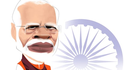 Narendra Modi ,por Luis Grañena