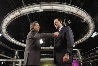 Entrevista en Cuatro de Iñaki Gabilondo a Mariano Rajoy en febrero de 2008.