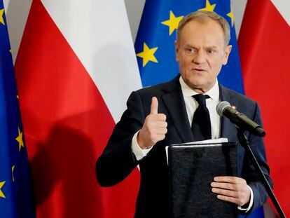 Donald Tusk, el pasado viernes en Varsovia.