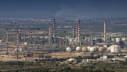 El polígon petroquímic de Tarragona.