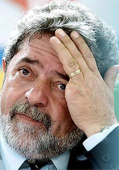 Lula da Silva, durante la campaña electoral que le llevó a la presidencia.