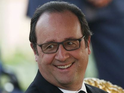El presidente francés, François Hollande, el martes en Nueva Delhi.