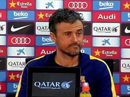 Luis Enrique: “El Periscope de Piqué me parece maravilloso”