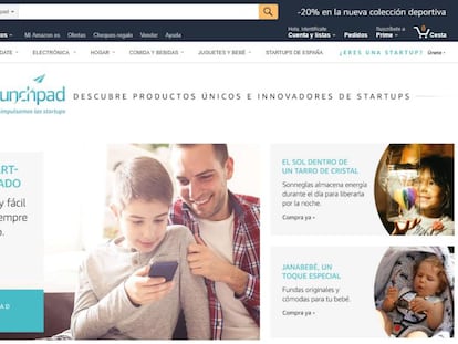 Nueva tienda online con productos de startups de Amazon.