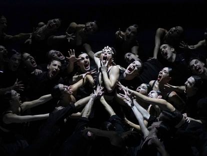 Imagen del espectáculo 'Afanador', del Ballet Nacional de España, en el Teatro Real de Madrid.
