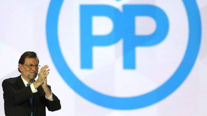 Mariano Rajoy, en el congreso del PP.