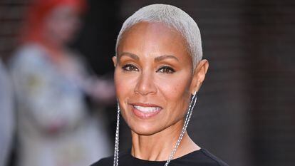 Jada Pinkett Smith, a su llegada a 'The Late Show With Stephen Colbert' el 16 de octubre en Nueva York.