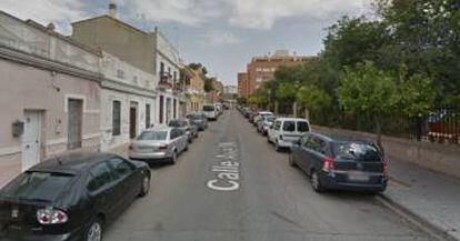 Calle Ave Mar&iacute;a de Benim&agrave;met, Valencia, donde se ha producido la agresi&oacute;n.