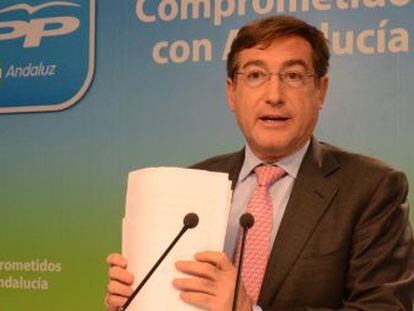 El portavoz de Econom&iacute;a del PP andaluz, Rafael Carmona. 