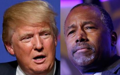 Donald Trump y Ben Carson