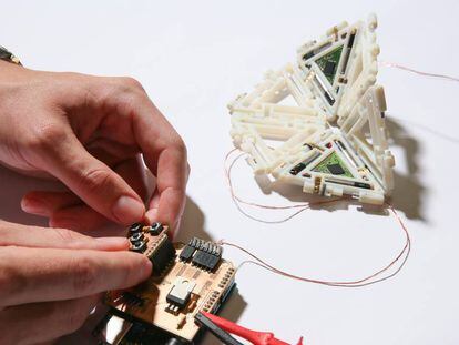 Mori, un robot modular inspirado en el origami.