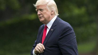 Donald Trump, el viernes en la Casa Blanca.