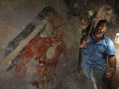El arqueólogo estadounidense revive el hallazgo de los murales mayas de San Bartolo, al norte de Guatemala
