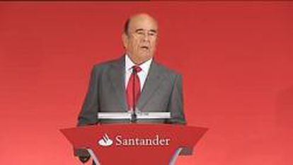 Santander gana el 35% menos al provisionar 3.183 millones