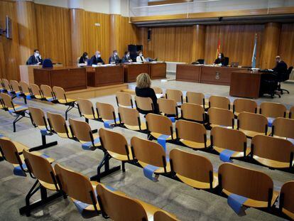 La vista sobre el Pazo de Meirás celebrada este miércoles en un juzgado de A Coruña.