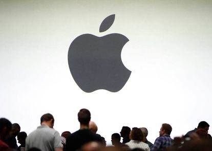 Una multitud durante la pasada conferencia de Apple en San José.
