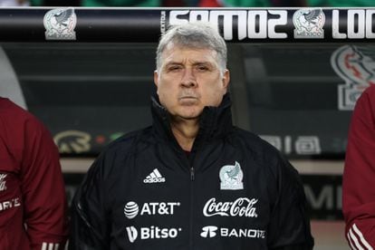 El entrenador de México, Gerardo Martino, durante un amistoso frente a Colombia, en Santa Clara, a finales de septiembre.