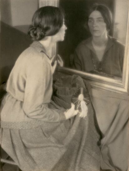 Autorretrato de Margaret Watkins (1921).