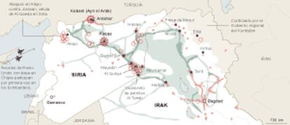 Bombardeos de la coalición contra el EI y Al Qaeda en Siria