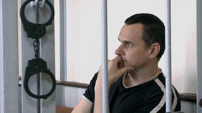 Oleg Sentsov, durante su juicio en 2014.