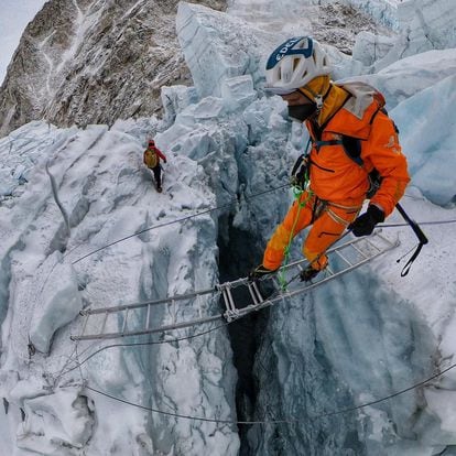 David Goettler en el Everest.
