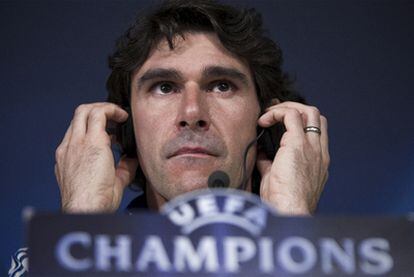 Karanka, durante la rueda de prensa