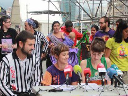 El colectivo Euskalgune de Bilboko Konpartsak acudir&aacute;  a la concentraci&oacute;n a favor de la &#039;txupinera&#039; Jone Artola.