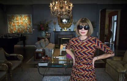 Anna Wintour, la editora de la edición estadounidense de 'Vogue'.