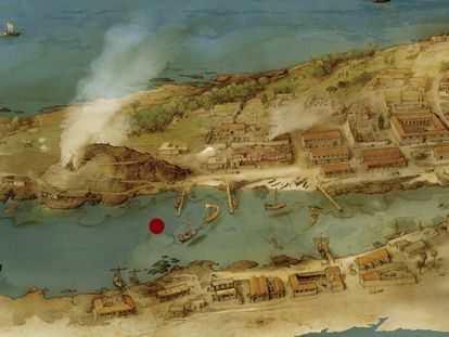 Investigadores de la Universidad de Cádiz han descubierto la existencia de un puerto en un canal que atravesó la ciudad durante más de 1.500 años