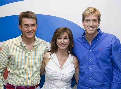 Ana Rosa Quintana, junto a sus principales colaboradores.