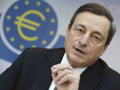 El presidente del Banco Central Europeo (BCE), Mario Draghi. EFE/Archivo