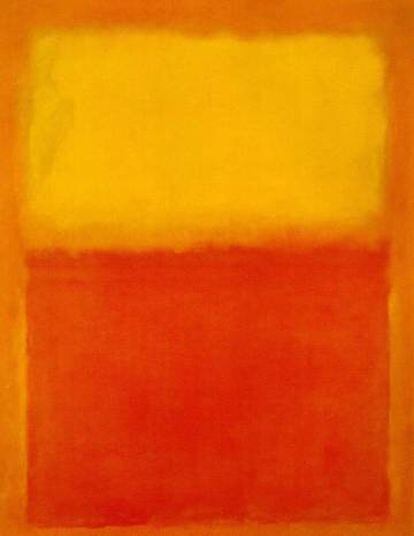 'Naranja y amarillo', de 1956.