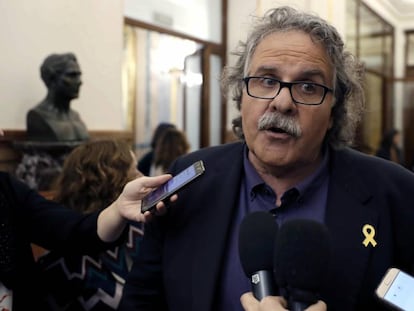 El diputat d'ERC Joan Tardà, al Congrés, aquest dijous.