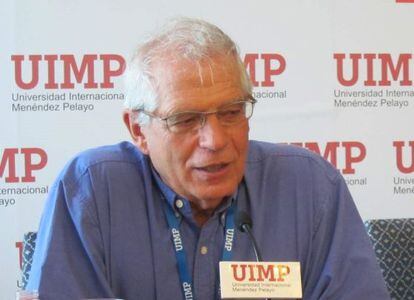 El exministro Josep Borrell, en una imagen de archivo.