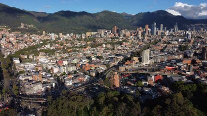 Panorámica de la ciudad de Bogotá. 5 de agosto de 2021.